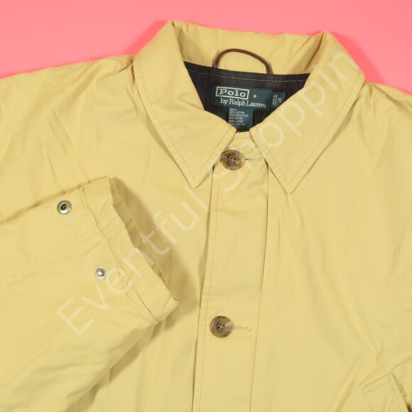 Polo Ralph Lauren Other - Polo Ralph Lauren Mac Coat Mens Medium Tan Vintage Tartan Lined 1990s